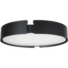 Abra Lighting 30069FM-BL Mystic LED 14 inch Black Flush Mount Ceiling Light