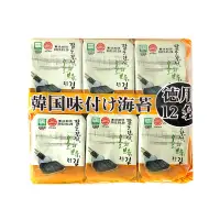 在飛比找Yahoo奇摩購物中心優惠-(活動)orionjako 韓國麻油風味海苔12入(42g)