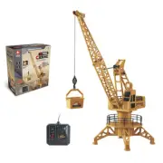 RC Construction Tower Crane Self-Loading Engineering Radio Remote Control Toy