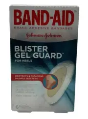 band-aid blister gel guard 6 cushions scuffed box