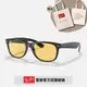 【RayBan 雷朋】方形膠框太陽眼鏡(RB2132F-601R6)