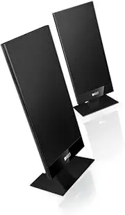 KEF T101 Satellite Speakers (Pair, Black)