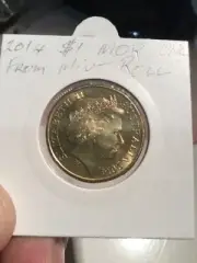 2014 Australian $1 M O R (Mob of Roos) Coin - Uncirculated