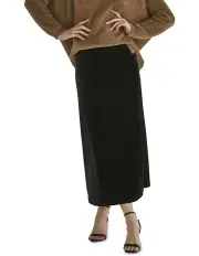 [Fate & Becker] Mustang Sally Velvet Skirt in Black