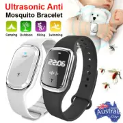 Ultrasonic Anti-Mosquito Repellent Bracelet Bug Insect Repeller Wrist Watch TO
