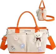 Satchel Bags for Women, Large Capacity Waterproof Purses, Multi purpose Nursery Storage Tote, Lightweight Diaper Bag with Spacious Opening, Ideal for Women the Go