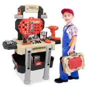 Toddler Tool Bench Set, 78pcs Tool Bench for Kids Ages 3-5 Years Old, Red
