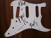 A Perfect Circle BILLY MATT & JEFF Signed Guitar Pickguard BAS Guaranteed