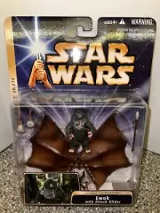 Star Wars ROTJ Action Figure Ewok with Attack Glider Assault on Endor 2004