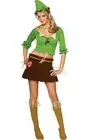 The Wizard Of Oz Scarecrow Ladies Fancy Dress Halloween Costume Size M New