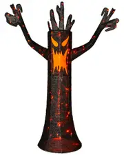 National Tree Company 48 Pre-Lit Scary Halloween Tree