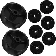 Outdoor Caster Wheels 8pcs Replacement for Mowers Carts Umbrellas Storage Racks