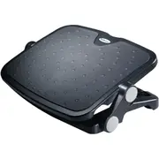 StarTech.com Footrest - TAA Compliant - Black - Create a more comfortable, ergonomic workspace - Adjustable Under Desk Foot Rest - Ergonomic Footrest