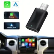 2in1 Wireless CarPlay Android Auto USB Adapter For iPhone Apple Dongle Plug Play