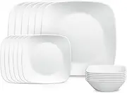 [CORELLE] STSQ 18Pc Set, Pure White