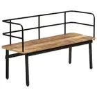 Solid Mango Wood Bench Hallway Entryway Shoe Bench Living Room Seat vidaXL