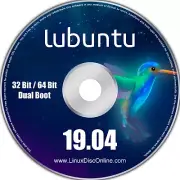 Lubuntu 19.04 Disco Dingo 32-bit and 64-bit Combo Linux Live Install DVD PC Mac