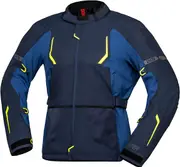 IXS Lennox-ST, textile jacket waterproof , color: Dark Blue/Blue/Yellow , size: M
