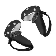 2Pcs Handle Grip Cover Silicone+Nylon Strap For Oculus Quest 2 VR Controller n
