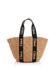 Chloe Woody Large Basket Tote