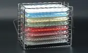PLASDENT - Tray & LID Chrome Rack Size B -# 300TRB-H - Color: Chrome for Size B Tray & Lid # 300TRB-H 001-300TRB-H Denmed Wholesale