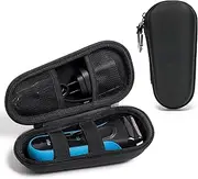 Braun Electric Shaver Case for Series 3, 5, 7, 9 - Hard Shell EVA Travel Case - Black
