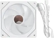 120mm ARGB PWM Case Fan, 800 to 2000RPM 4pin CPU Computer Cooling Cooler, Ultra Thin Low Noise High Performance RGB Motherboard Sync Computer PC Cooling Fans (Positive Leaf White)