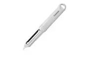 Culinare Stainless Steel/Plastic Swivel Peeler - White