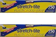 Kirkland Signature Stretch Tite Plastic Food Wrap 11 7/8 Inch X 750 SQ. FT. Pack 2