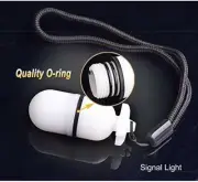 SecurityIng 1Pc Underwater Strobe Signal Light Scuba Night Dive Marker WHITE LED