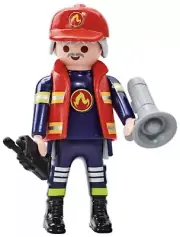Playmobil Add-On 6585 FIRE CHIEF BRIGADE B CAPTAIN NEW IN BAG Free Shipping