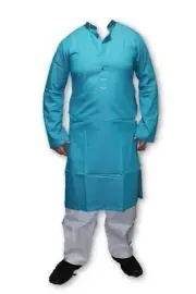 F05 Pakistani Indian Men Fine Design Kurta Shalwar