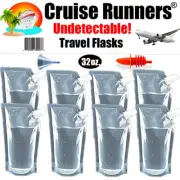 Cruise Ship Flask Kit Rum Runners For Cruise Smuggle Sneak Alcohol Liquor Booze