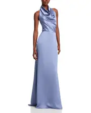 Amsale Cowl Neck Gown 2