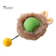 Interactive Cat Ball Toy USB Rechargeable Self-Moving Pet Ball Toy Automatic Rolling Smart Ball for Indoor Cats Engaging Movement