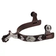 Weaver AT German Silver Chap Guard Mens Spur