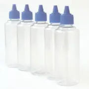 100ml Clear Squeeze Bottles For Tattoo/ Kitchen/ Lab Diffusing Ink Liquid Blue