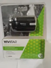 VIVITAR DVR 808HD CAMCORDER DIGITAL VIDEO CAMERA - SD 8.1MP - Fully Working