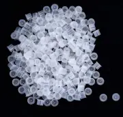 Ink Caps Medium,500pcs White Plastic Disposable Tattoo Ink Cups with Base