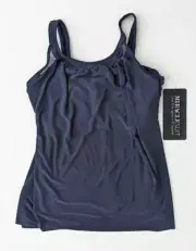 Miraclesuit Illusionist Ursula Tankini Top, Midnight, Women's 14 DD