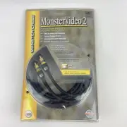 Monster Cable Monster Video 2 Video Audio RCA Interconnect 4m 13.1 ft - New