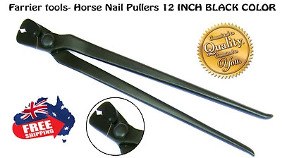 Farrier tools- Horse Nail Pullers 12 INCH BLACK COLOR