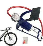 Foot Air Pump,Bike Floor Pump | Bike Pump With Pressure Gauge | Portable Air Pump, Tire Pump For Cars, Bicycles, Motorcycles, Balls And Other Inflatables