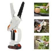 Mini Chainsaw 6-Inch Cordless Electric Chainsaw Portable Hand Chainsaw w/Battery