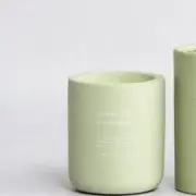 CHICKIDEE Green Tea Cucumber Concrete Candle