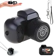 Zoomu Mini Camera Keychain, Small Nostalgia Retro Digital Camera, 1080p HD Retro Cameras with Led Flash Light, Eight Filter, 100 Mins Battery Life for Travel Study Recording (No Memory Card)