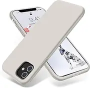 OTOFLY iPhone 11 Case,Ultra Slim Fit iPhone Case Liquid Silicone Gel Cover with Full Body Protection Anti-Scratch Shockproof Case Compatible with iPhone 11 Stone