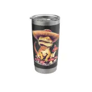 Bearded Dragon Lizard Cottagecore Aesthetic Hat Stainless Steel Insulated Tum...