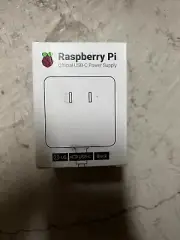 Raspberry Pi 4 Model B Official PSU, USB-C, 5.1V, 3A, US Plug, Black
