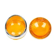 Amber Turn Signal Light Lens Cover ABS For Harley Davidson Softail Sportster